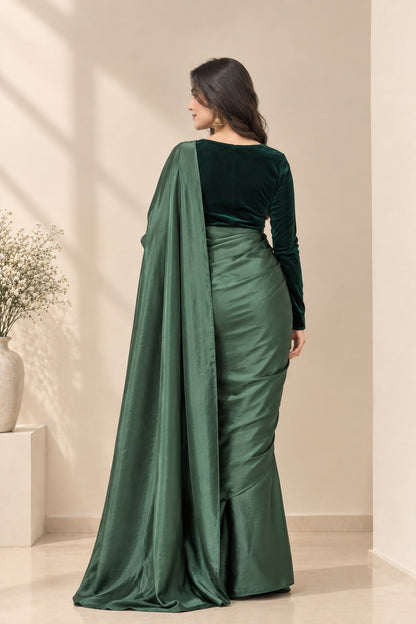 Emerald Green — Ready-to-Wear Saree