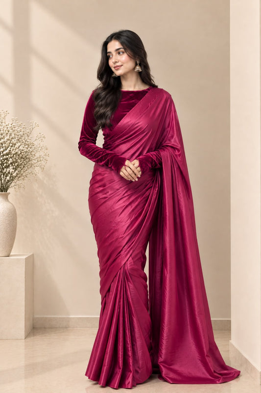 Rani Pink Saree
