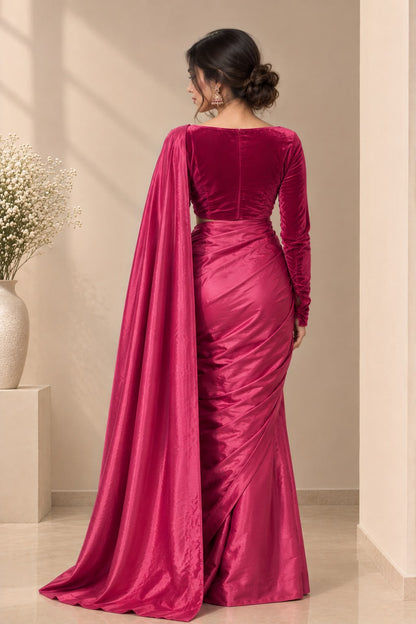 Rani Pink Saree