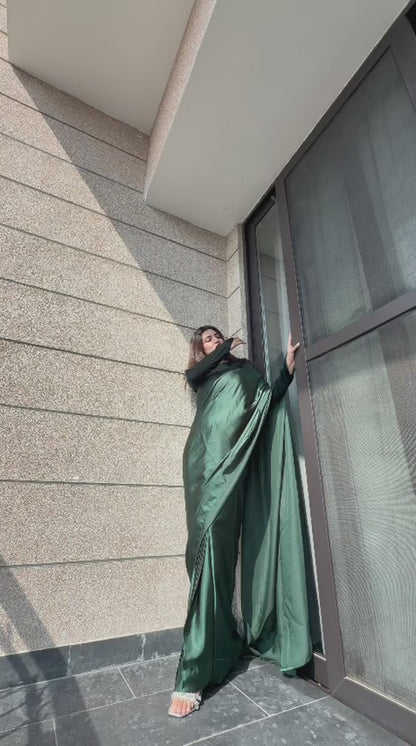 Emerald Green — Ready-to-Wear Saree