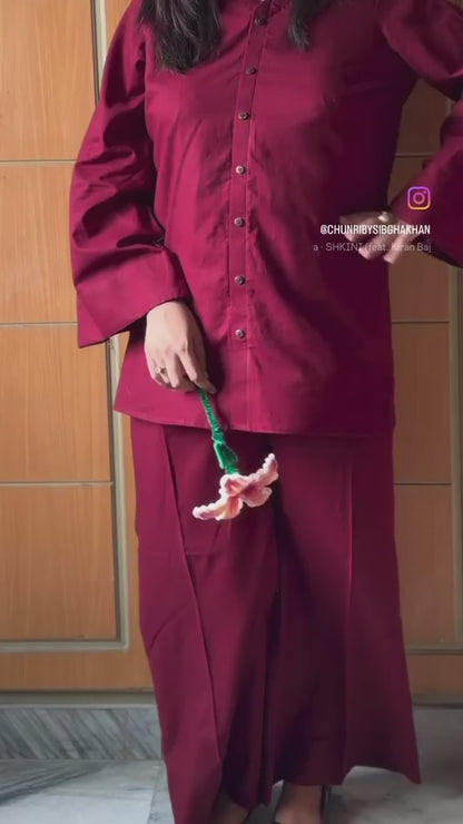Maroon Coords Set